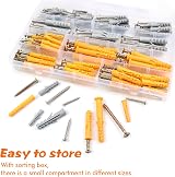 Leryati 210Pcs Screws and Wall Plugs Set M5 M6 M8 with Anchors Kit view 5