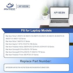AP18E7M AP18E8M Battery for Acer Nitro 5 AN515-54
