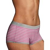 Maidenform womens Cotton Boyshort Underwear, Comfortable Full-coverage Boyshort Panties