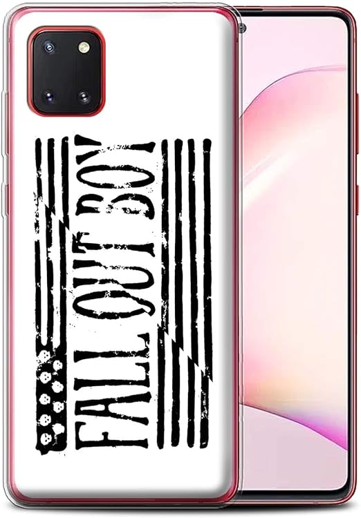 Amazon Com Protective Gel Tpu Case For Samsung Galaxy Note 10 Lite 2020 Fob Band Logo Collection American Flag White