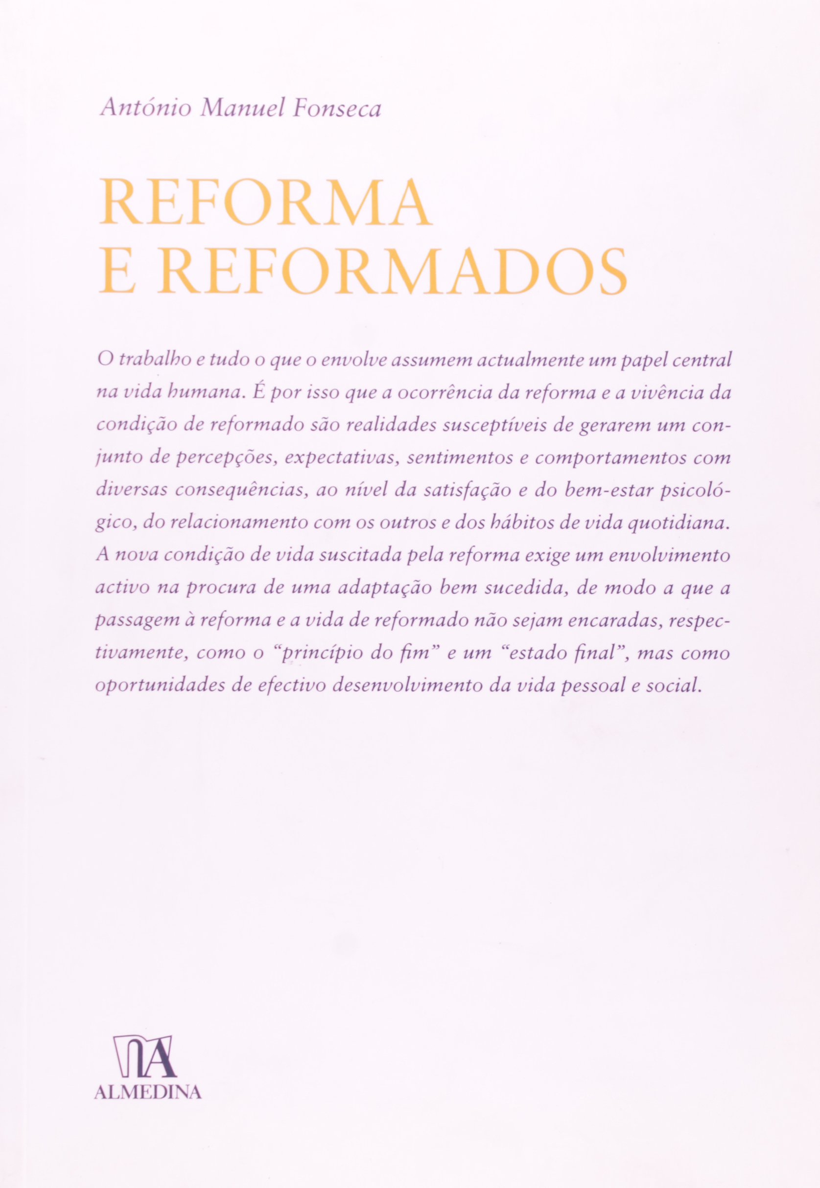 Reforma E Reformados PDF Antonio Manuel Fonseca