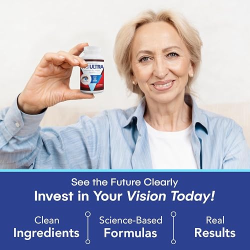 Visiultra Premium Eye Health Supplement – 60 Capsules For Vision Support, Natural Ingredients