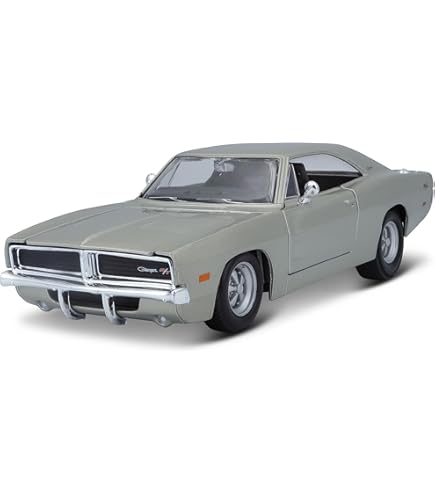 Amazon.com: 1969 Dodge Charger R/T Black 1/25 Diecast Model Car by