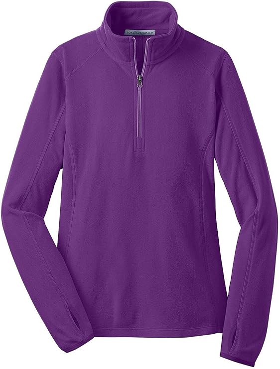 Port Authority; Ladies Microfleece 1/2 Zip Pullover. L224-simple at Amazon Womenâs Clothing 