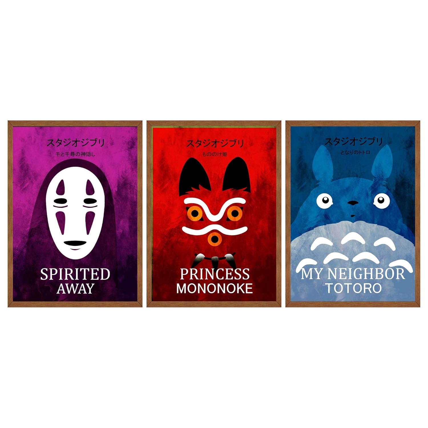 pix Anime Minimalist Prints minimalist anime poster hayao miyazaki