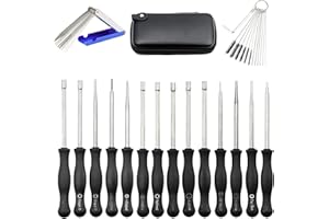 Swpeet 15Pcs Carburetor Adjustment Tool Carburator Adjusting Kit with Welding Tip Cleaner Carb Carburetor Cleaner Assortment 