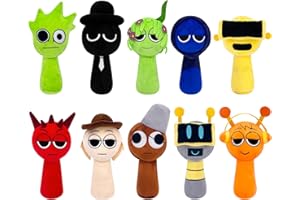 GENERIC Plush Toys, Horror Games Plushies Toy for Fans, Soft Stuffed Animal Pillow Figure Doll Christmas Birthday Gifts for Adult Kids (10 Pcs)