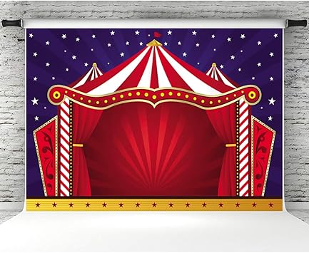 Amazon Com Circus Tent Photo Backdrop 7x5ft Baby Shower