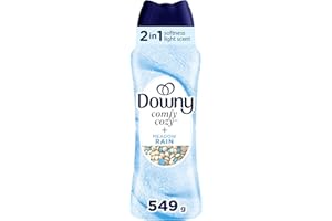 Downy Comfy Cozy In-Wash Laundry Scent Booster Beads, Meadow Rain Scent, Softness and Freshness, 19.4 oz