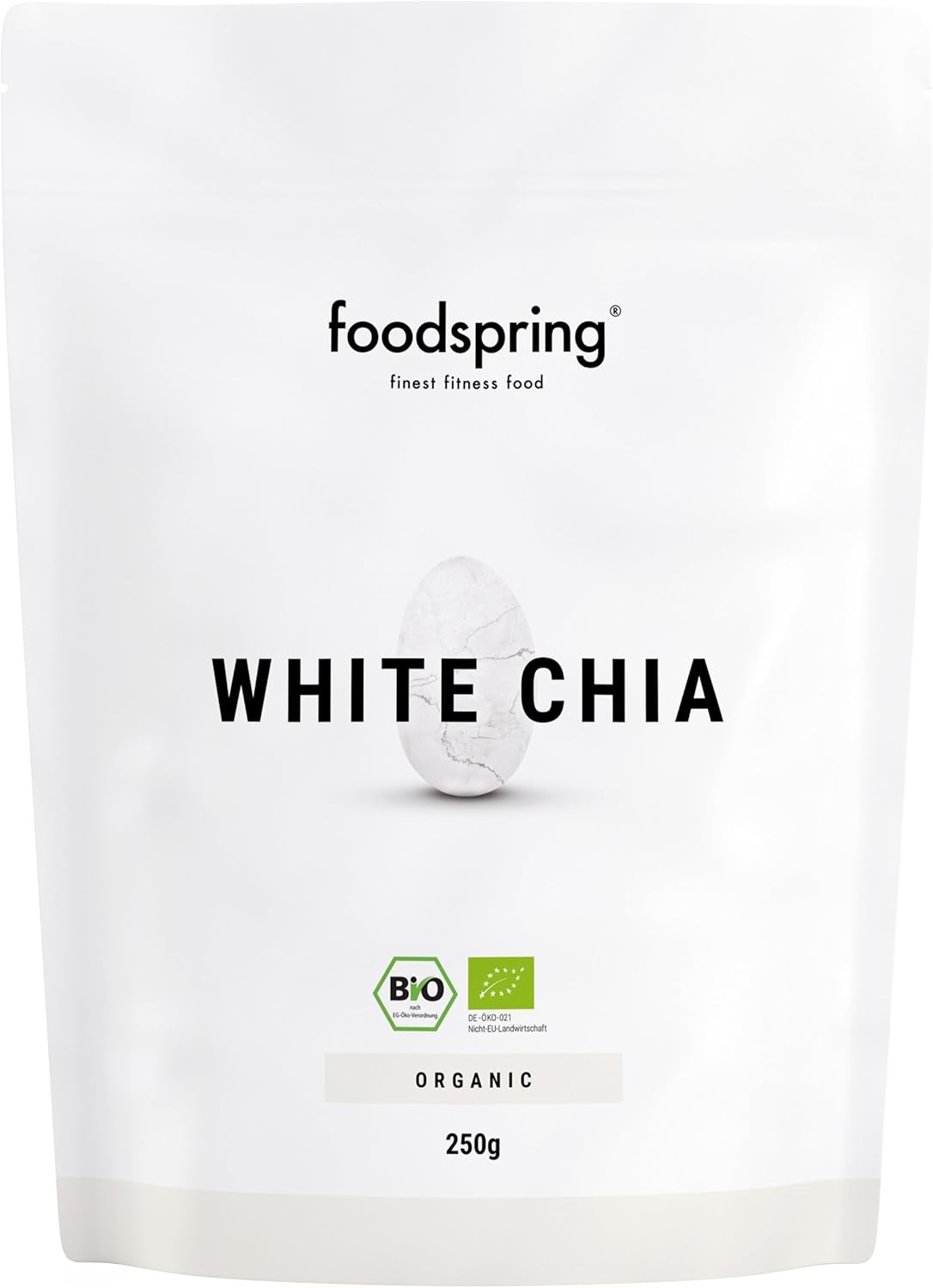 foodspring Semillas de chía blanca de calidad orgánica, 250g, Los ...