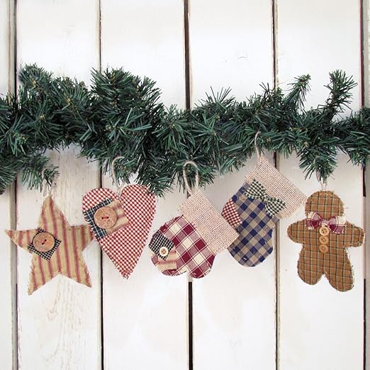 Amazon Com Jubilee Creative Studio Set Of 5 Quilted Homespun