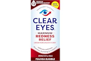 Clear Eyes | Maximum Redness Relief Eye Drops | 0.5 FL OZ