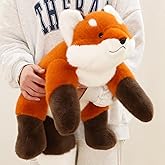 Ditucu Fox Stuffed Animal Realistic Plush Toys Cute Soft Hugging Plushies Gifts for Kids 22 inch
