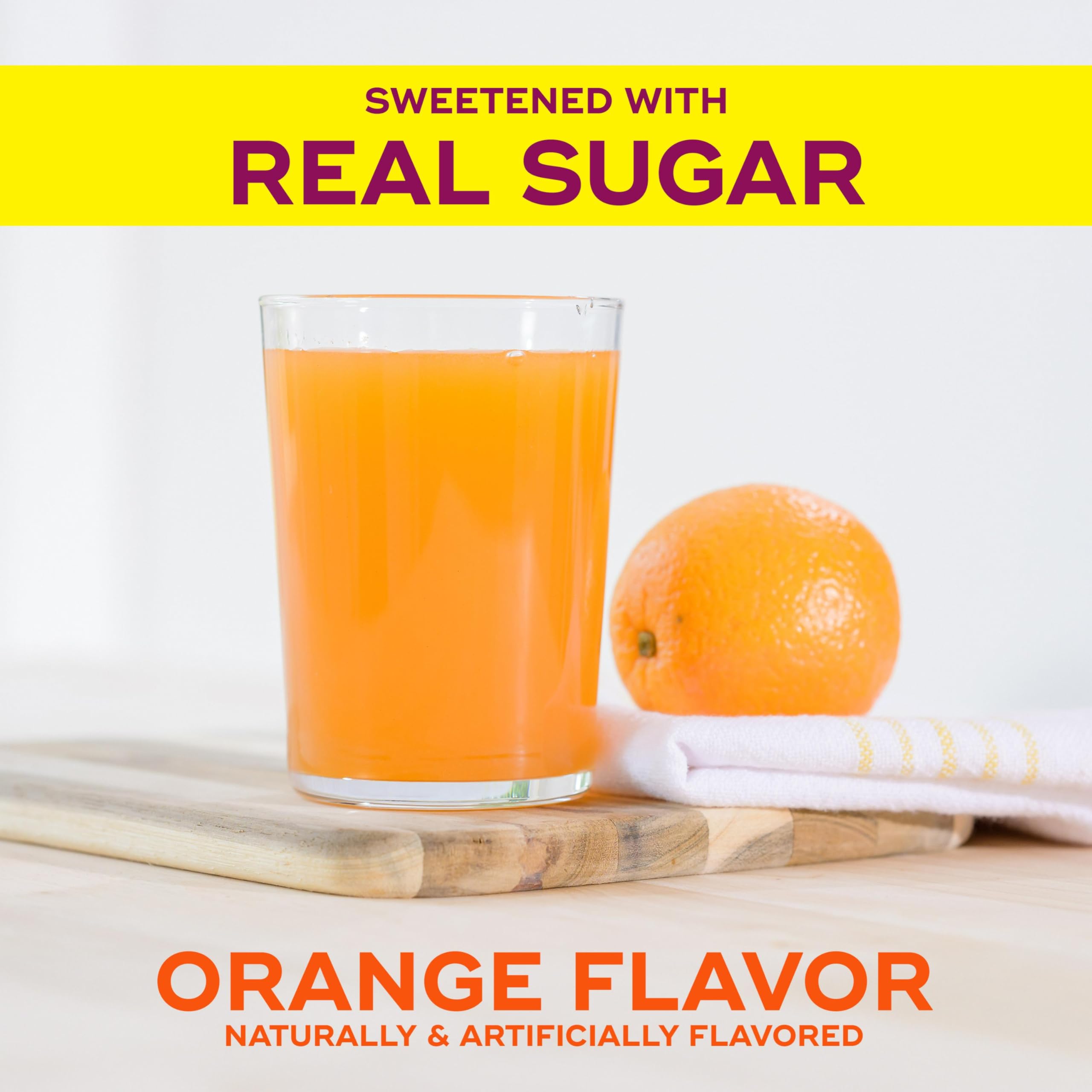 Metamucil 4-in-1 Psyllium Husk Fiber Supplement, Real Sugar, 114 tablespoons, Orange Flavored, Daily Fiber Powder for Digestive Health, made with Plant-Based Psyllium Husk Fiber