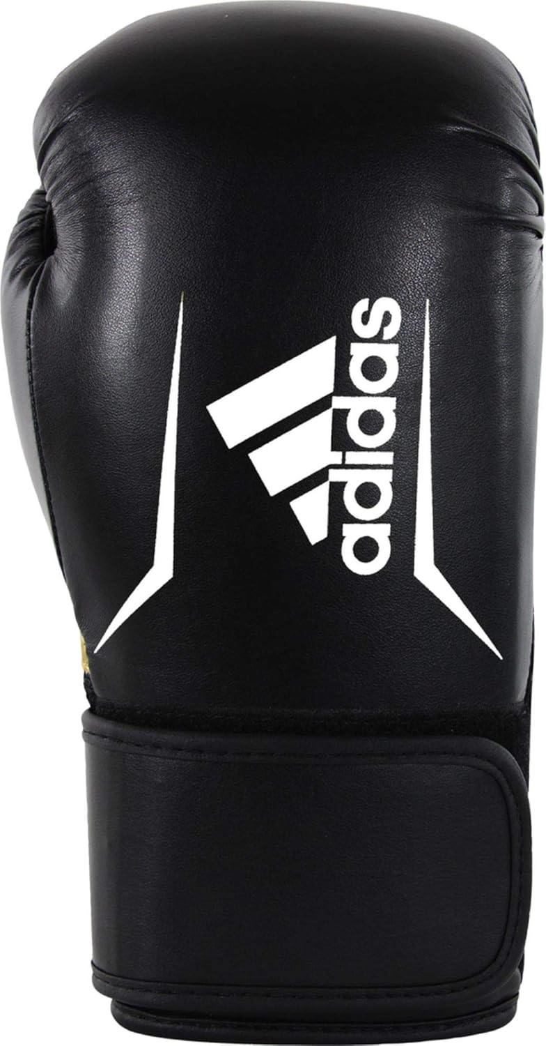 Adidas Unisex Adult Speed 100 Boxing Gloves, Black/White, 10 BigaMart