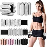 Wrist Weights, 2Pack Wearable Wrist Ankle Weights for Women & Men, Adjustable Arm and Leg Weights, Silicone Weighted Bangles for Walking Yoga Pilates Running Dance Gym 2lb
