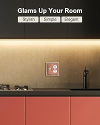 TREEWELL 2-Pack Combo Toggle/Duplex Light Switch