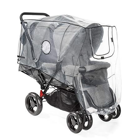 Reer Regenschutz für Geschwisterwagen