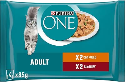 comida húmeda gato Adulto Buey 48x85 g