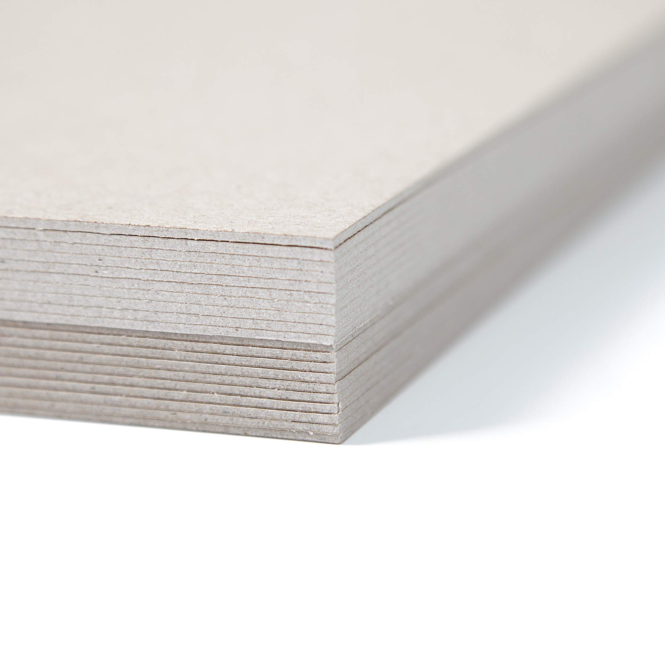 House of Card & Paper Grey Kraft Board 1500micron 945gsm A2 Size 10 Sheets per Pack, HCP478