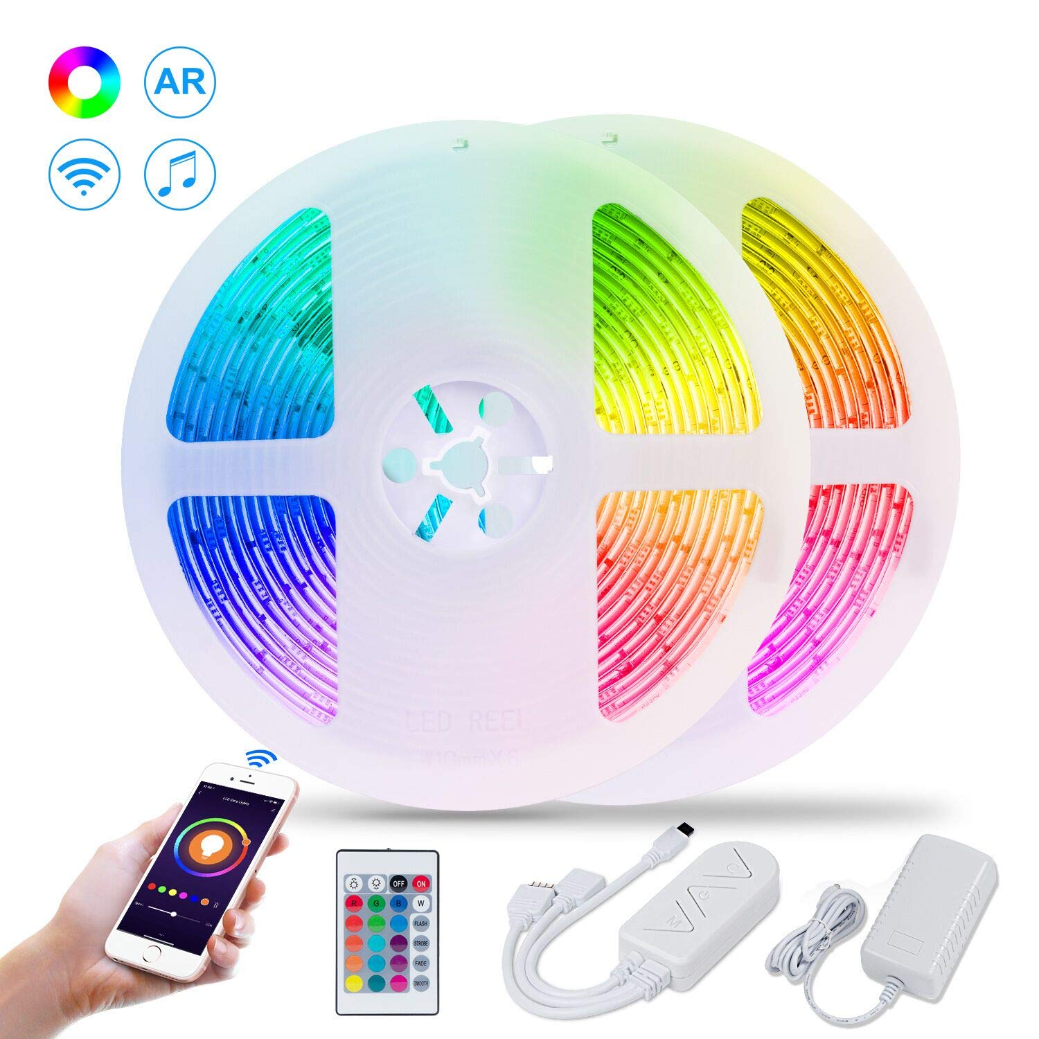 led lights google home