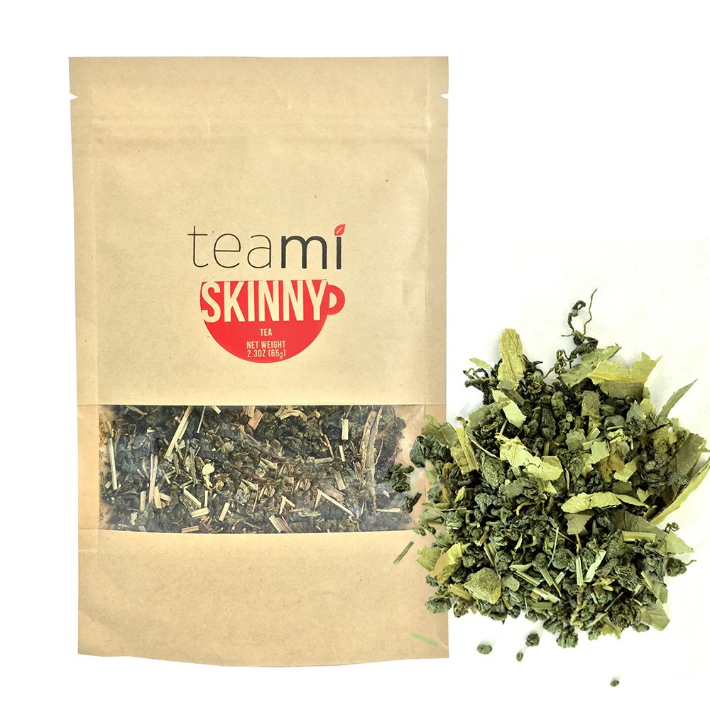 TEAMI 30DAY DETOX PACK Teatox Kit with Skinny Loose Leaf
