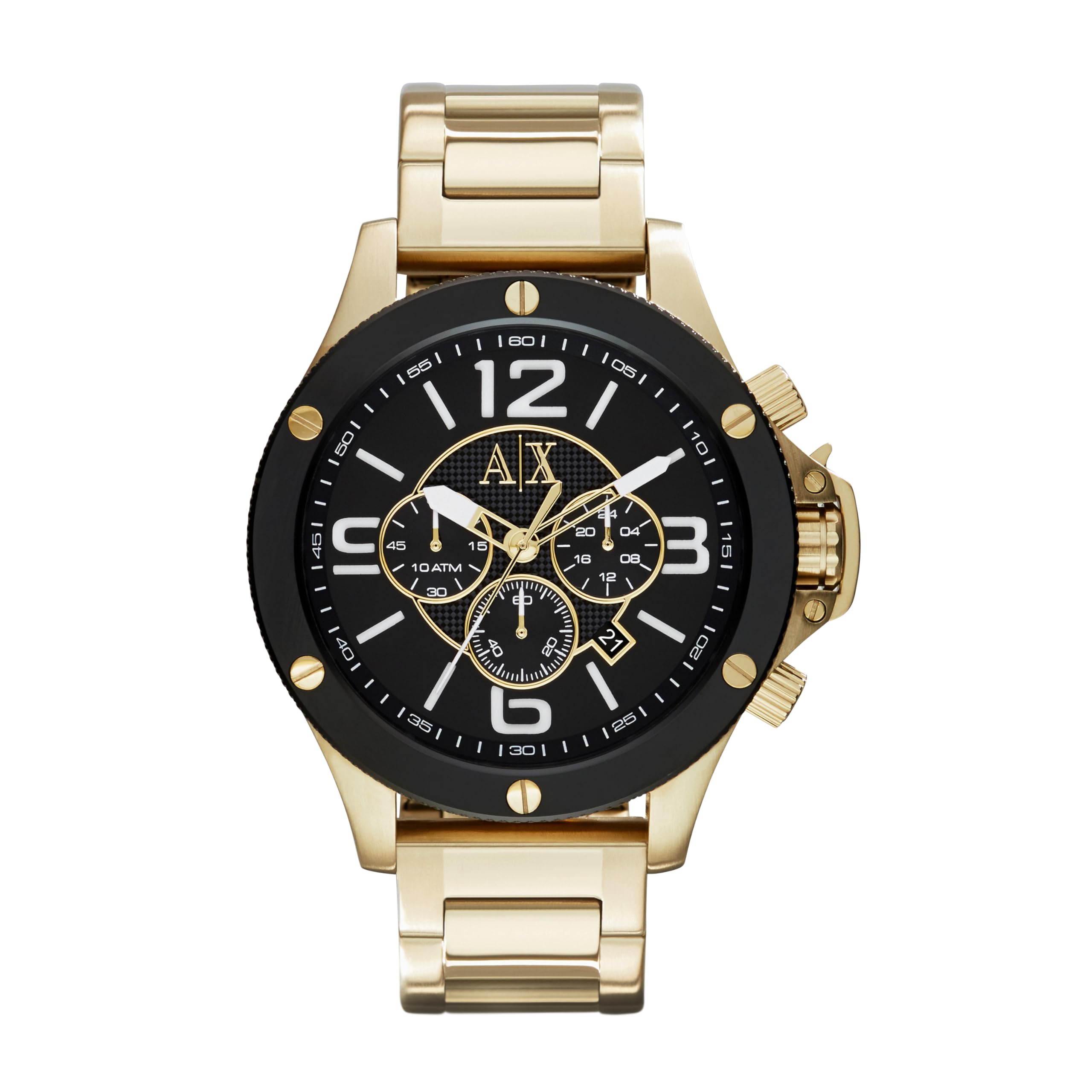 Armani Exchange Reloj dorado AX1511 para hombre