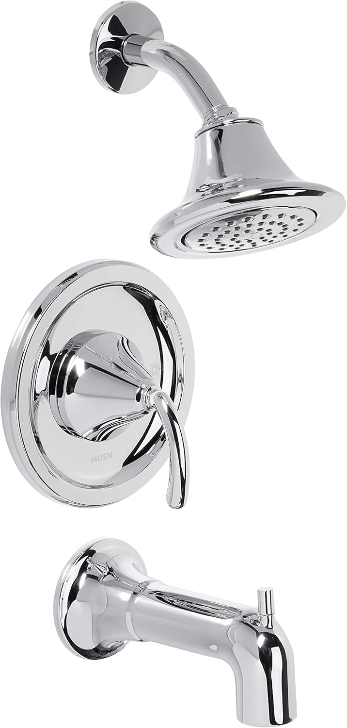Moen TS2156 Icon Moentrol Tub and Shower Trim Kit Without Valve (Chrome