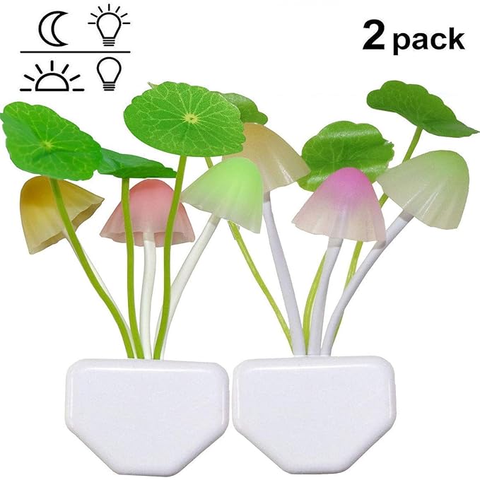 PRO365 Kids Magic Night Lamp Beautiful Illumination Automatic Off/on Smart Sensor (Multicolour)-Set of 2