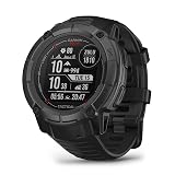 Garmin Instinct 2X Solar - Tactical Edition, Rugged GPS Smartwatch, Built-in Flashlight, Ballistics Calculator, Solar Charging Capability, Black