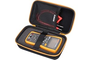 RLSOCO Hard Case for Fluke 115/117/114/17B+/233/179/15B+/116/177/18B+/113/77-IV & Fluke 101/106/107 Digital Multimeter, Fluke