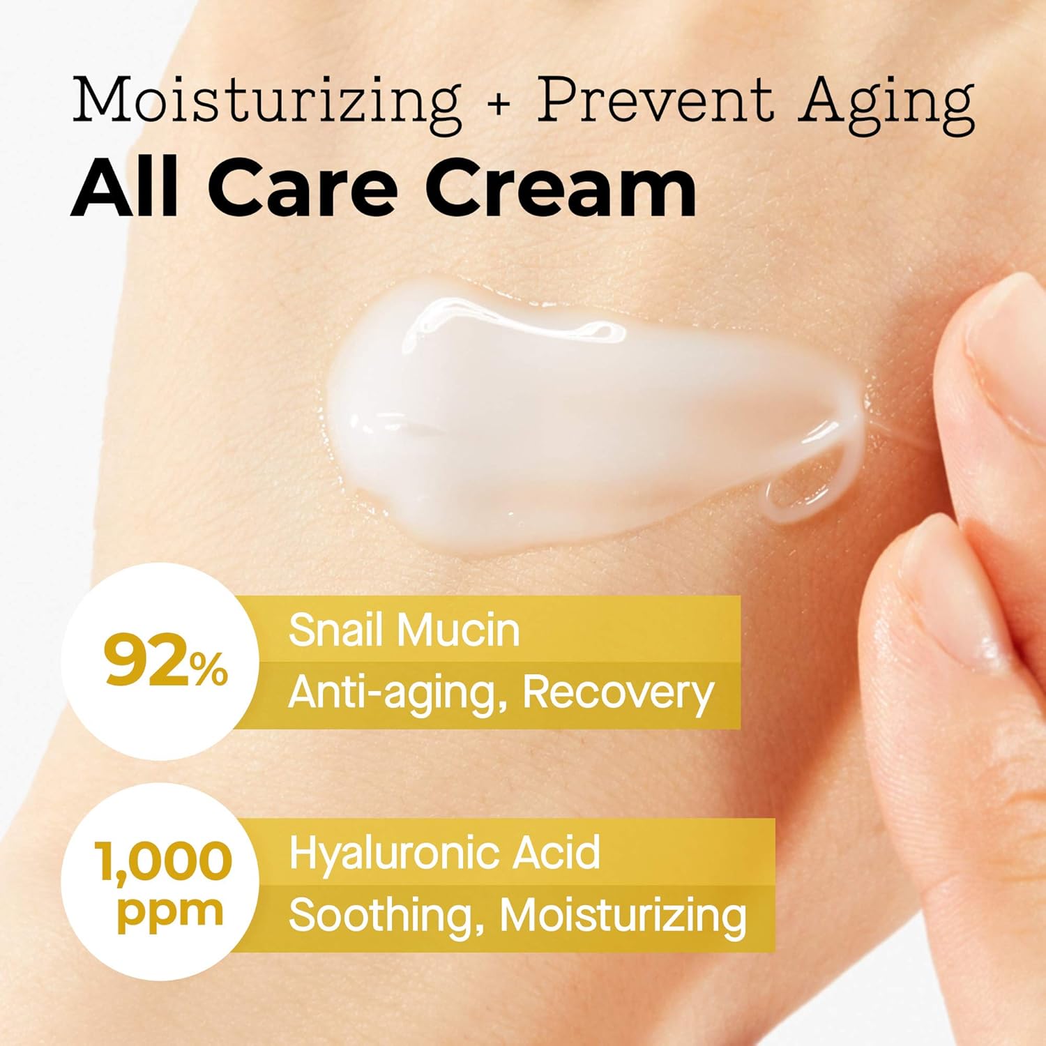 COSRX Advanced Snail 92 All in one Cream, 3.53 oz / 100g | Snail Secretion Filtrate 92% for Moisturizing: Beauty