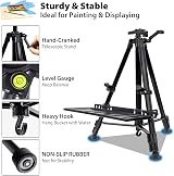 VAIIGO Art Easel Stand Adjustable 51-155 cm Folding Tripod Display Easel Kit view 3