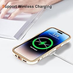 Hython for iPhone 14 Pro Max Case Cute Curly Wave