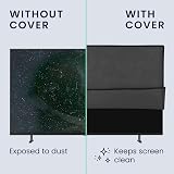 kwmobile Indoor 65-Inch TV Cover Dust Screen Protector Grey view 4