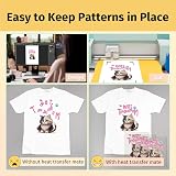 TransOurDream Transfer Tape for Vinyl Inkjet 10 Sheets A4 Light Heat Transfer view 2