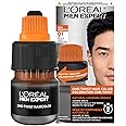 L’Oreal Paris Men Expert One Twist Mess Free Permanent Hair Color, Mens Hair Dye to Cover Grays, Easy Mix Ammonia Free Application, Jet Black 01, 1 Application Kit