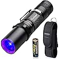 TactEagle UV Light Flashlight 365nm Black Light Flashlight UVA-T1 Max 3000mW High Power for UV Resin Glue Curing, Rocks and Minerals Glowing, Pet Cat Pee Urine Stain Detecting