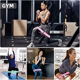 Pleasion Fabric Resistance Bands Set 3 Levels Booty Bands for Women Men view 7