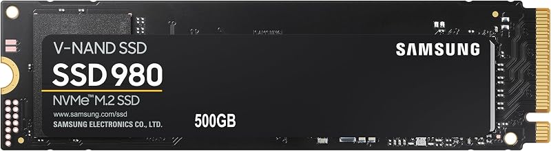 Samsung 980 500GB NVMe M.2 PCIe 3.0 SSD MZ-V8V500BW