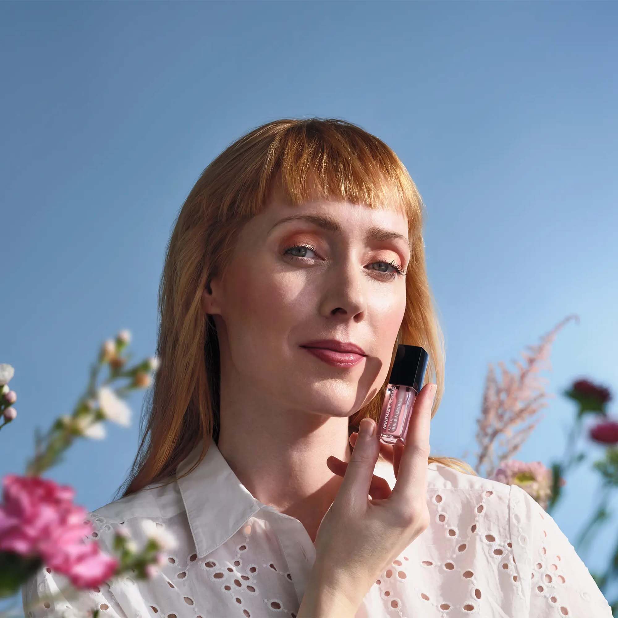 ANNEMARIE BÖRLIND LIP OIL CHERRY BLOSSOM Limited Edition (7 ml) - Pflegendes Lip Oil für Glow & Volumen-Effekt, Lippenöl Mit Wakame-Alge, Marulaöl & Bio-Avocadoöl, Vegan 6