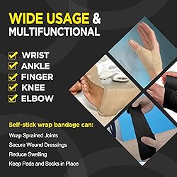 OK TAPE 12 Rolls Self Adhesive Bandage