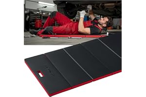 ONREVA Mechanic Mat 48x24x1.2 inch, Kneeling Mat for Working Under Car, Mechanics Pad for Ground, Extra Large Folding Kneeling Pad, High-Density Thick Knee Creeper Mat