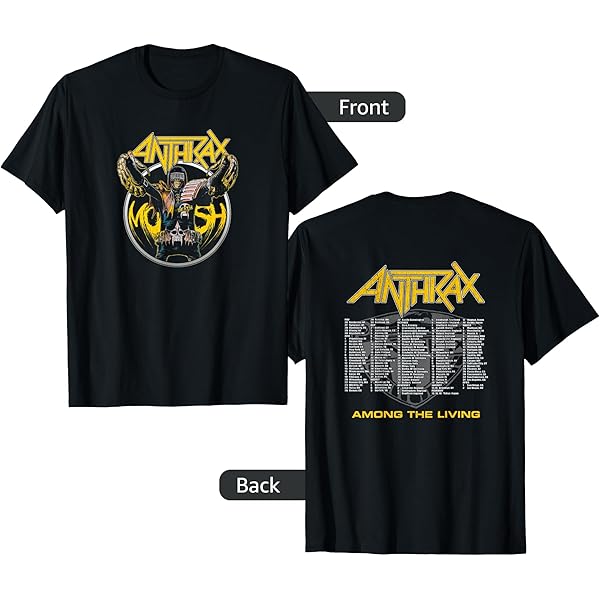 ANTHRAX AMONG THE LIVING 長袖・ロングスリーブTシャツ ANTHRAX AMONG THE LIVING 長袖・ロングスリーブTシャツ Amazon