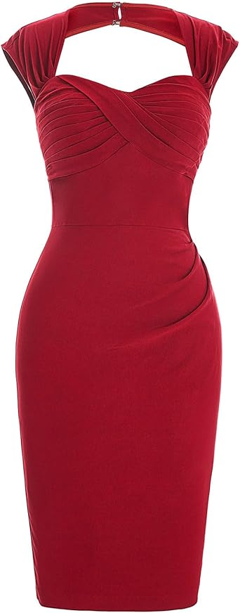red pencil dress for wedding
