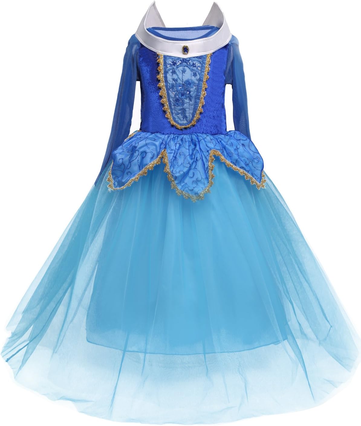 Girls Princess Dress Costume Carnival Party Elegant Dress Size 4-9 Years