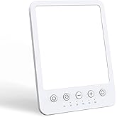 Magicteam 10000 Lx LED Light Therapy Lamp Light with 7 Timer Function Memory Function Adjustable Brightness and 2 Flexible Pl