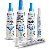 Miss Mouth's Messy Eater Stain Treater Pens & 4oz 3-Pack - On-the-Go Spot Remover for Clothes - Portable Baby Stain Spray, Ne