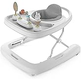 Ingenuity Step &amp; Sprout 3-in-1 Foldable Baby Activity Walker with Removable Toys Ages 6 Months +, First Forest