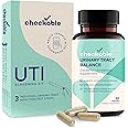 Checkable® Urinary Tract Infection Screening Strips (3ct) and Checkable D-Mannose UTI Supplements (60ct) Combo Pack